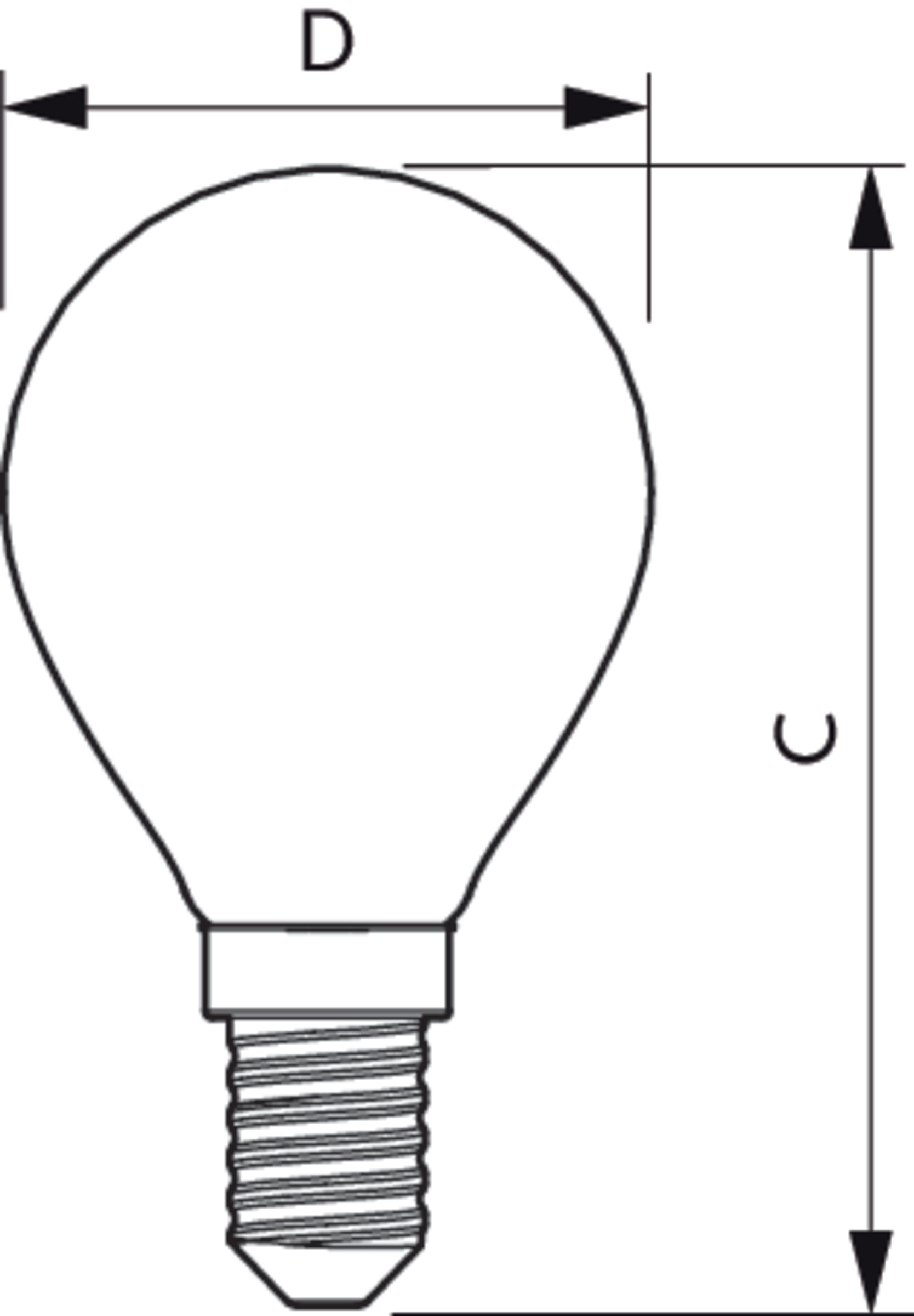 Bombilla E14 de Vela LED 6.5W - 60W Philips Classic