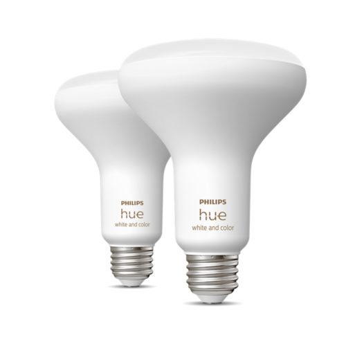 Paquete de 2 bombillas LED BR30 Philips Hue White Ambiance, compatible –  Digvice