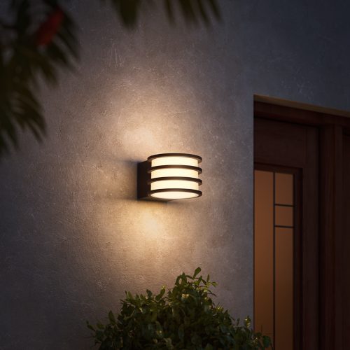 Hue Lucca Outdoor Wall Hue US Philips | Light Lantern Black