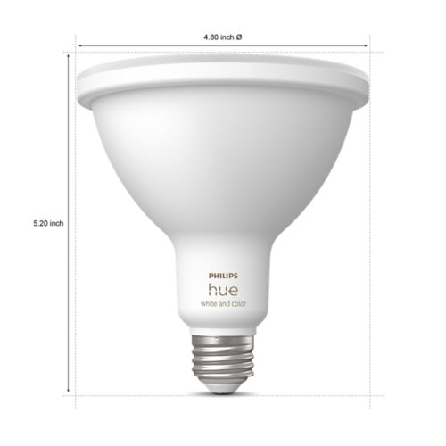 Hue 1-pack PAR38 E26 LED Bulb White and Colour Ambiance