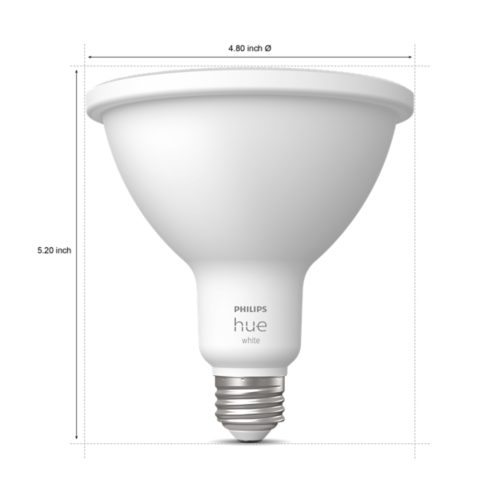 Hue 2-pack PAR38 E26 LED Bulbs - White | Philips Hue