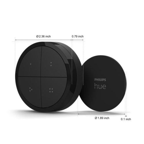 Hue Mini Tap Switch - Black