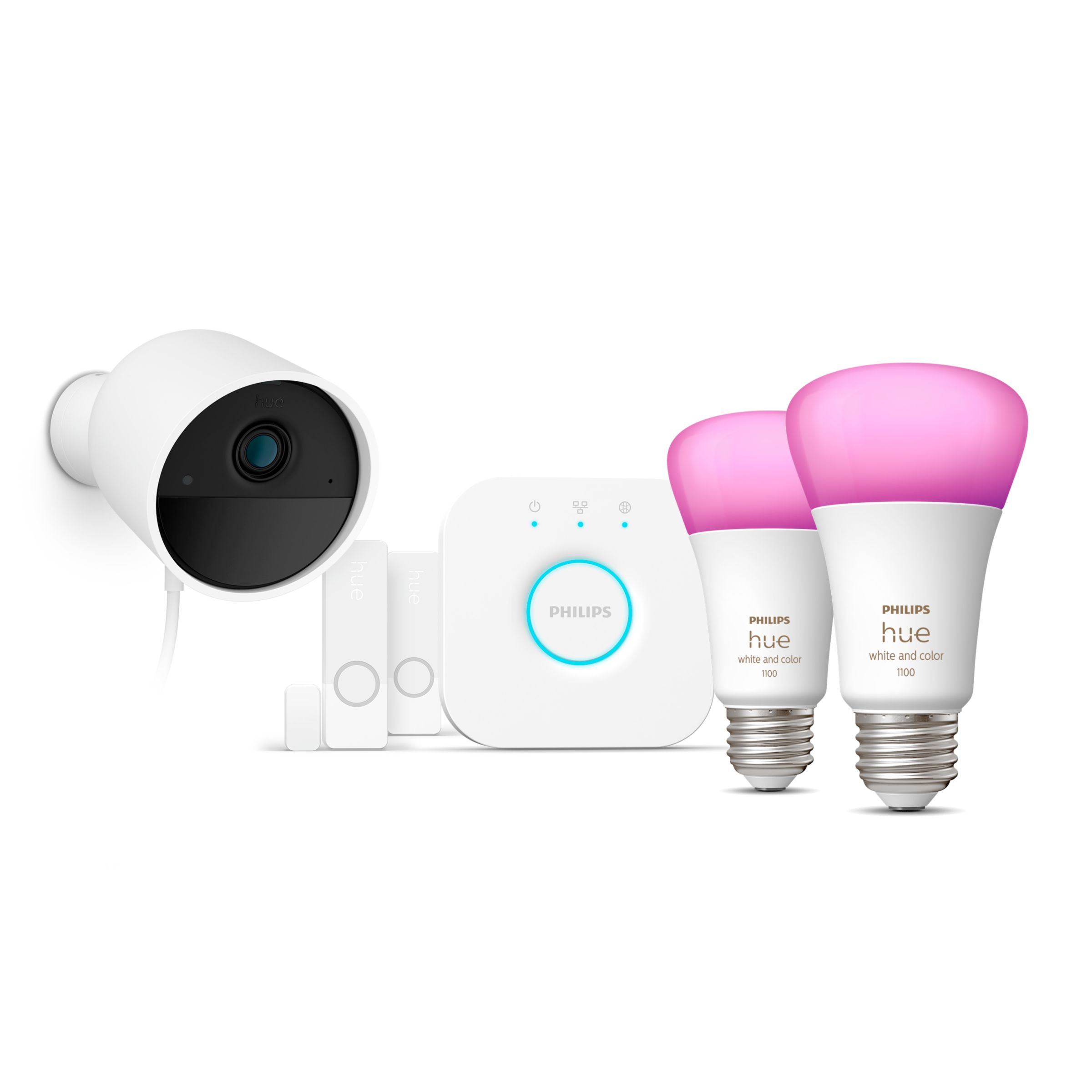 Hue Starter Kit: 4-pack LED Bulbs + Hue Bridge | Philips Hue US