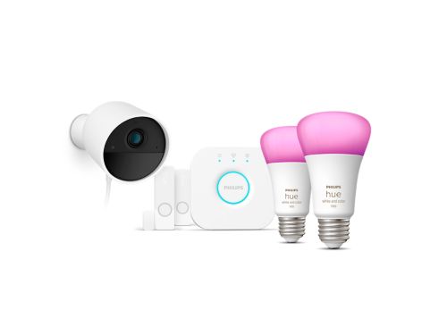 Philips hue starter hot sale kit google mini