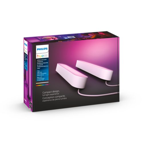 Philips Hue Bridge & White & Color Ambiance Play Light Bar