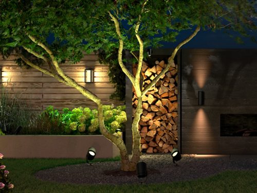 Philips hue deals outdoor spot lights