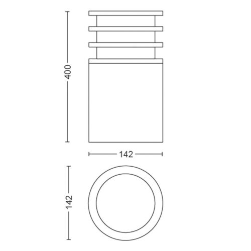 Philips hue deals lucca pedestal installation