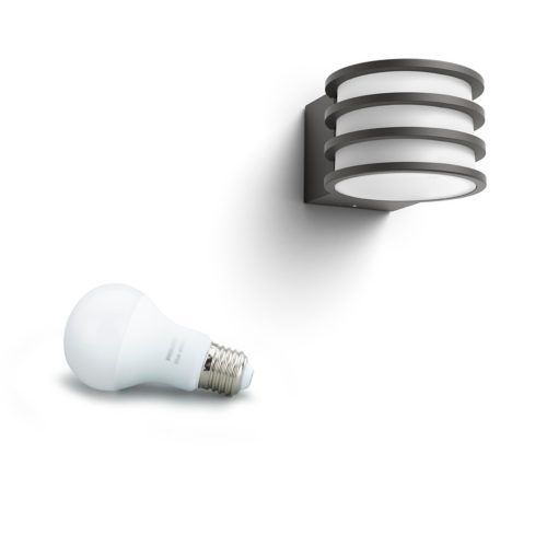 Philips hue turaco white deals led smart outdoor wall light