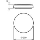 Wl130v Led12s 840 Psu Wh Coreline Wall Mounted Philips