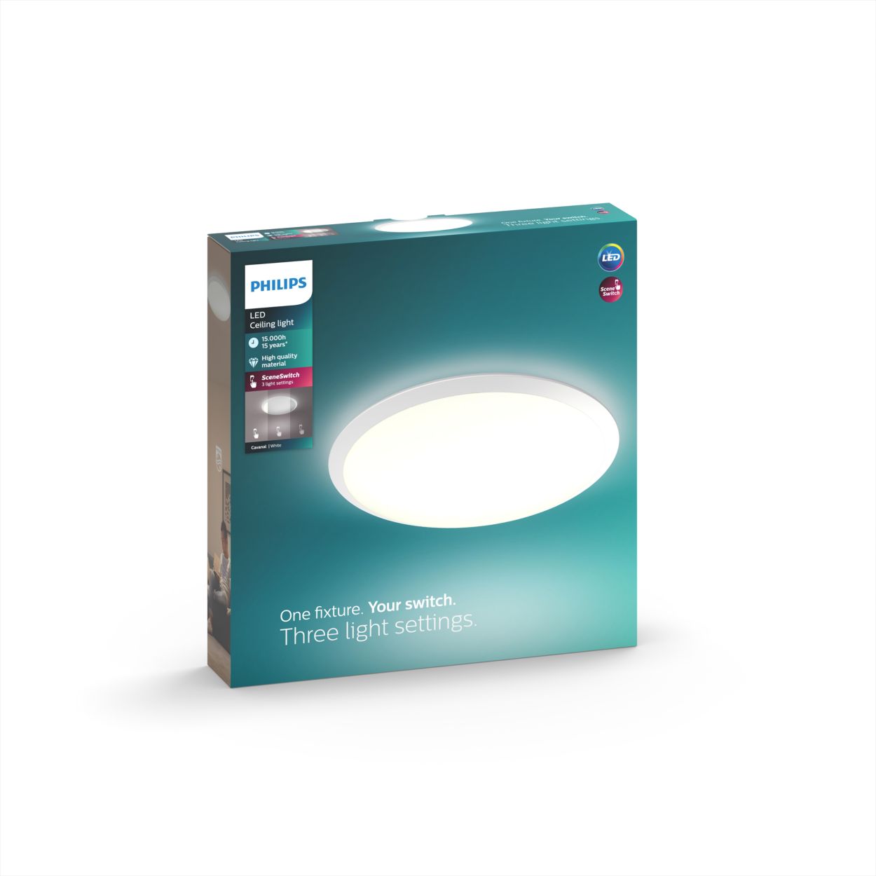 Philips Lighting Hue Plafonnier de salle de bain LED 4116531P6 Devere LED  intégrée 19.2 W de blanc chaud à blanc froid - Conrad Electronic France