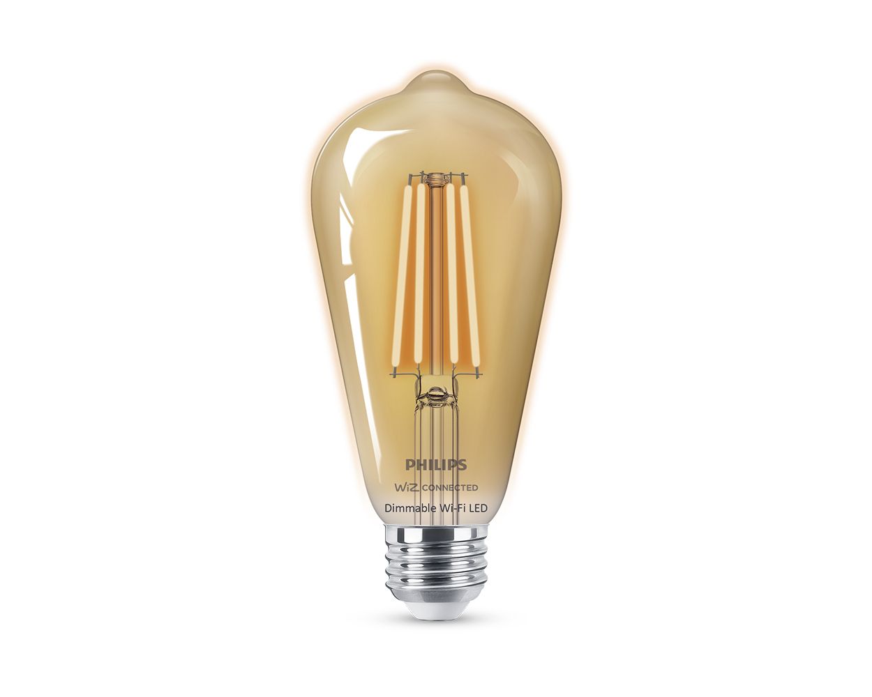 systematisch Arbitrage kroeg Smart LED Filament Bulb amber 5W (Eq.40W) ST19 E26 046677555566 | Philips