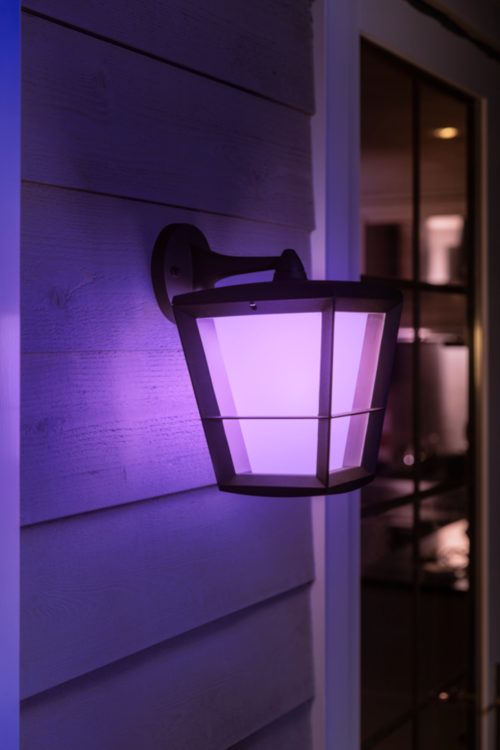 Applique montante extérieur module led 1200 Lm noir Econic PHILIPS HUE