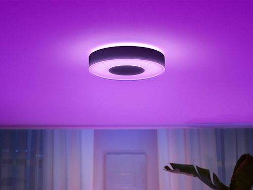 Philips Hue - Plafonnier Enrave M Hue - Noir - Lampe connectée