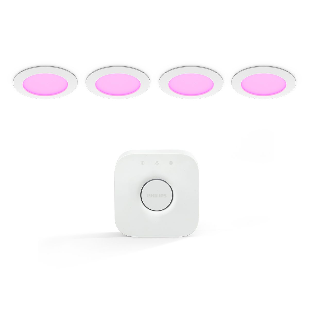 4 Pack) Philips Hue GU10 White and Color Ambiance LED Smart Spot Light - Go  Digital Store