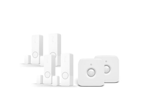 Pakke: 4 x Secure kontaktsensorer + 2 x Motion sensors