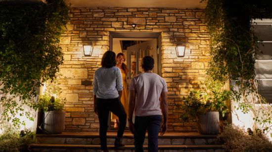 Philips Hue Outdoor Sensor, Détecteur de mouvement extérieur, sans fil, noir