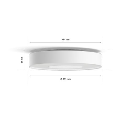 Hue Xamento Deckenleuchte Medium – Weiß | Philips DE Hue
