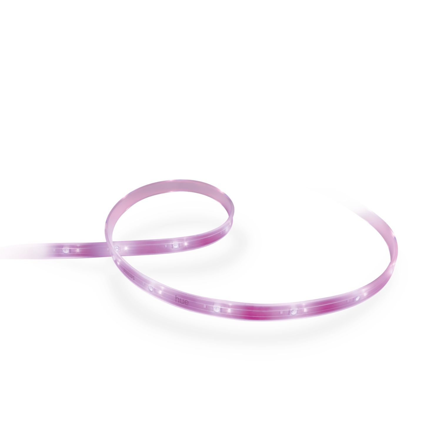 Philips Hue Ruban Lumineux Lightstrip White And Color Ambiance de 2 Mètres,  Bande Flexible Lumineuse Contrôlée Par Smartphone - Lampe Led à Variation  de Couleurs - Fonctionne avec Alexa : : Luminaires et Éclairage