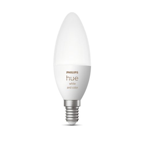 Hue single E14 B39 Candle LED Bulbs White and Colour Ambiance