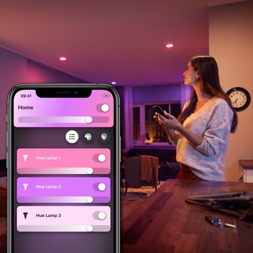 Philips Hue White and Color Ambiance GU10 w/ BT LCG001 Zigbee