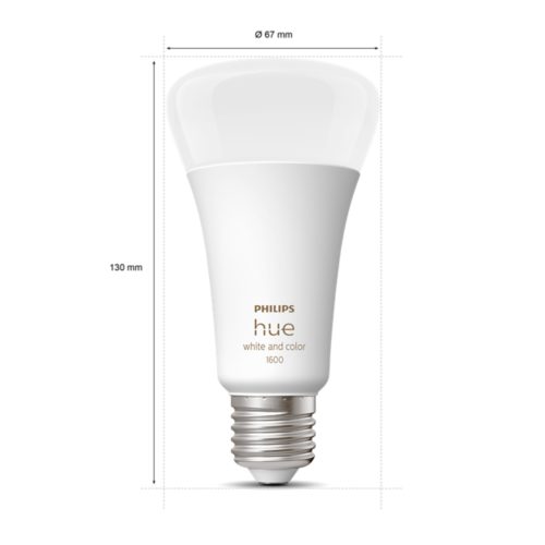 Hue 1-pack A67 E27 LED Bulb 13.5W - White and Colour Ambiance 