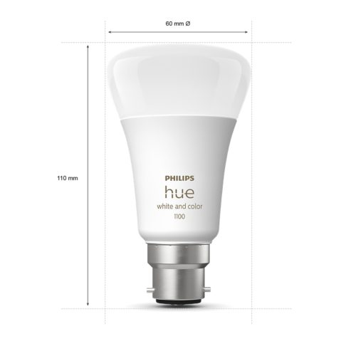 Hue A60 B22 9W LED Bulb White and Colour Ambiance | Philips 