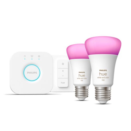 Philips Hue Spot LED Runner Blanc 2 ampoules avec interrupteur de variation