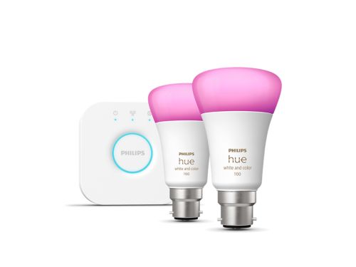 Philips Hue White and Color Ambiance LED Spot GU10 Double Pack 230lm