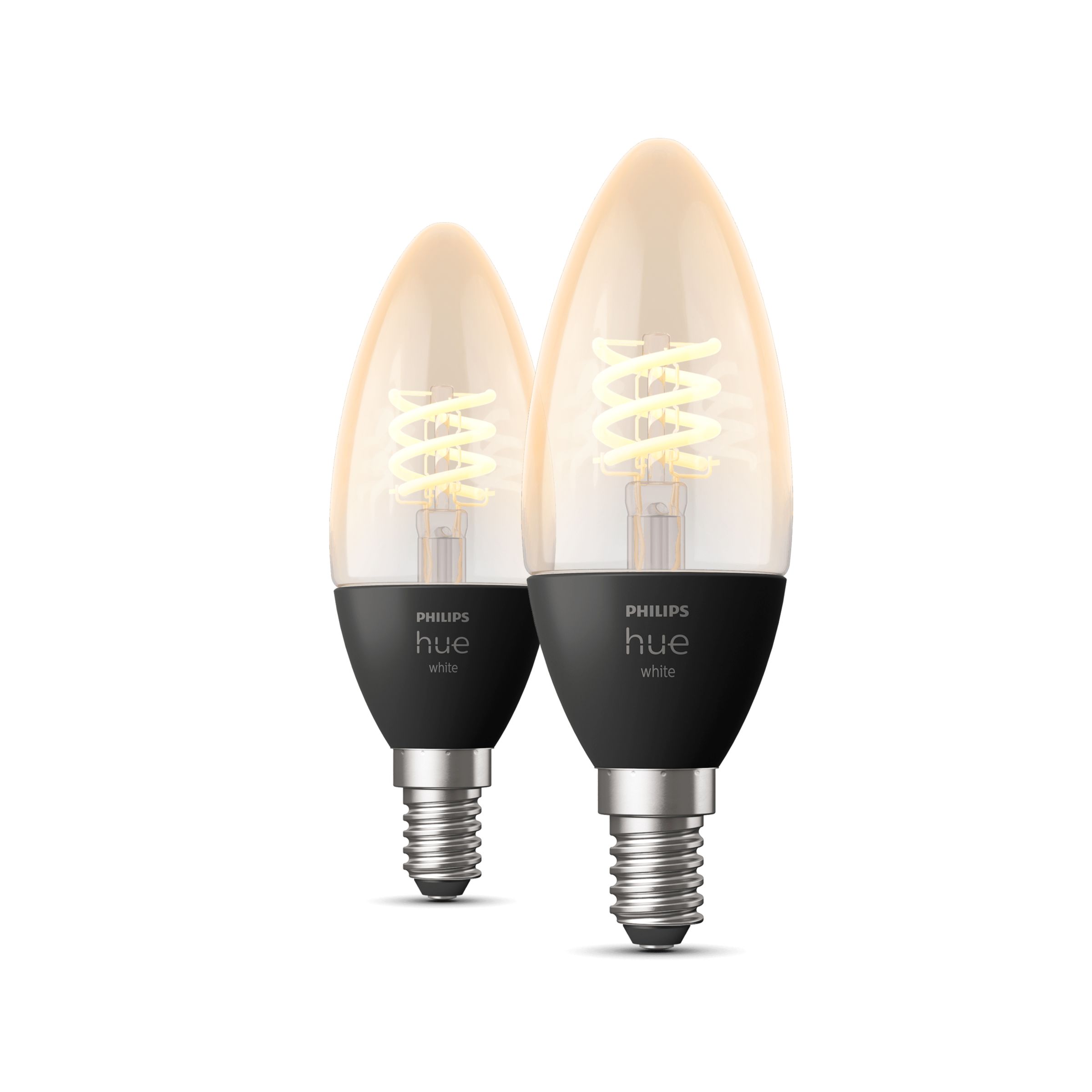 Buy Philips Hue E14 Colour Smart Bulb With Bluetooth- 2 Pack, Smart light  bulbs