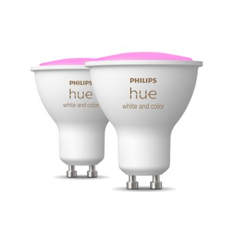 Ampoule LED connectée Philips Hue oblong IP20 E27 550lm 7W blanc chaud