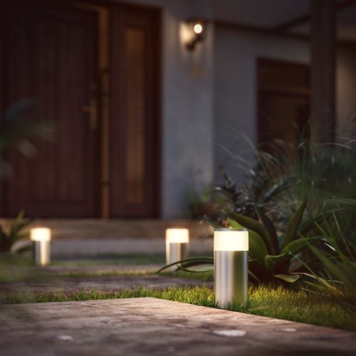 Philips hue white and color ambiance deals calla outdoor pathway light extension