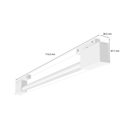 Tubo luminoso Hue Play Gradient grande - Bianco