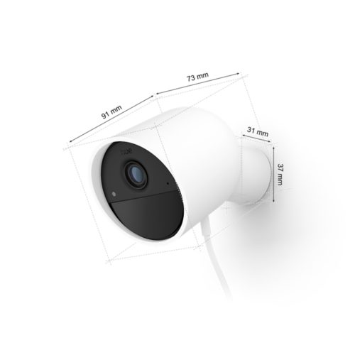 Caméra filaire Hue Secure avec support de bureau