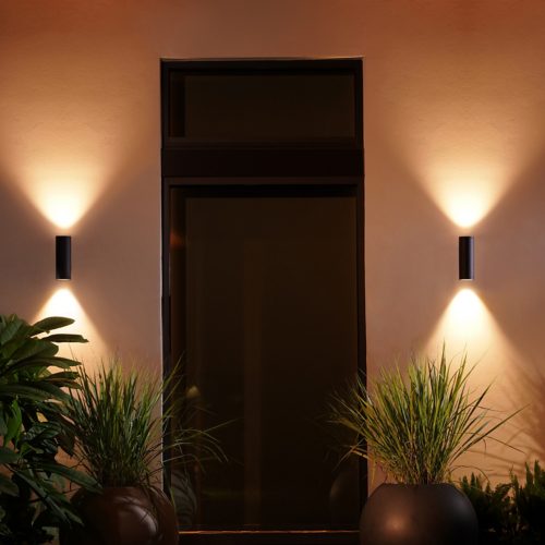 Hue wall store sconce