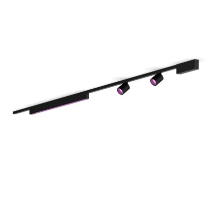 Perifo straight ceiling base kit (2 spots, 1 light bar)