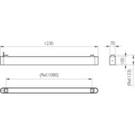 Dimension Drawing (without table) - SP550P LED40S 840 L120 PSD SD GM