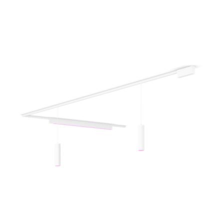 Perifo L-shaped ceiling base kit (2 pendants, 1 light bar)