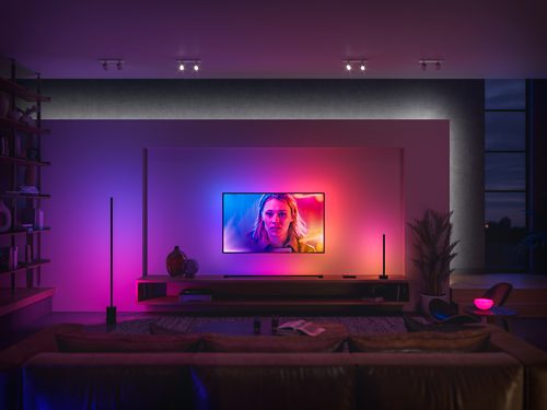 Hue Play Gradient Light Hue US for | Philips Compact Black Tube TV