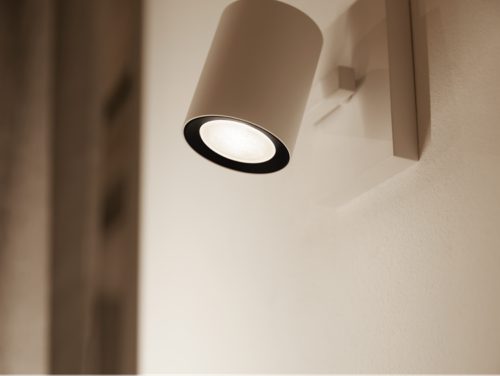 Philips Lampadario con 4 Faretti LED GU10 da Soffitto Cucina Soggiorno  Lampadina