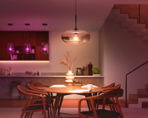 Philips Hue unveils a 1,600-lumen white A21 bulb, and revamps its  Lightstrip Plus and Bloom lamp