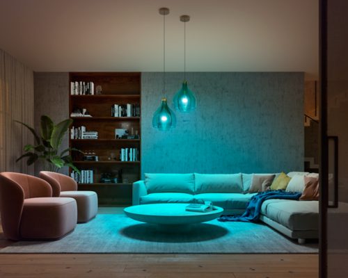 Hue Starter Kit: 4-pack LED Bulbs + Hue Bridge