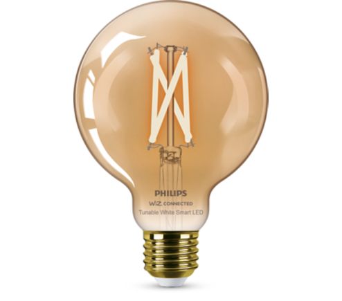 Ampoule connectée hue white ambiance e27 7w filament transparente Philips