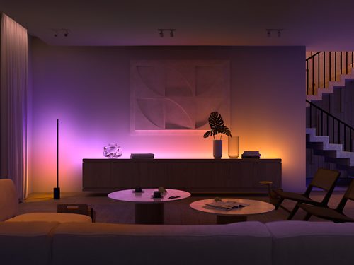 Lámpara de pie Signe Gradient Hue LED CCT + Color 2550lm - Philips