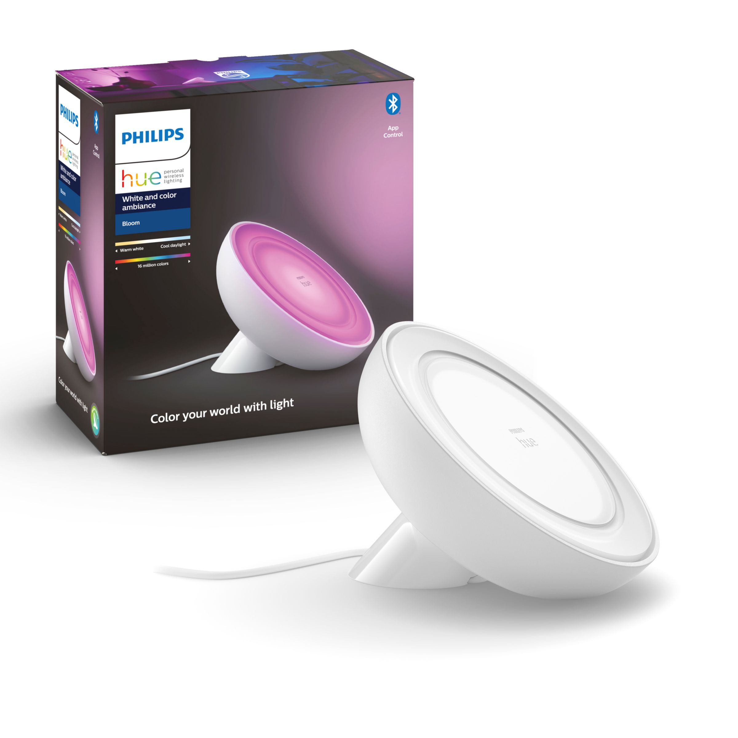 Hue White and Colour Ambiance Bloom table lamp Philips Hue