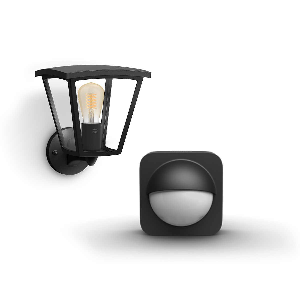 outdoor | Philips US wall sensor + lantern Hue Inara