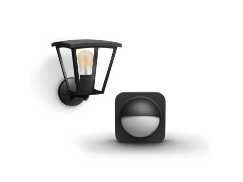 Inara wall lantern + outdoor sensor