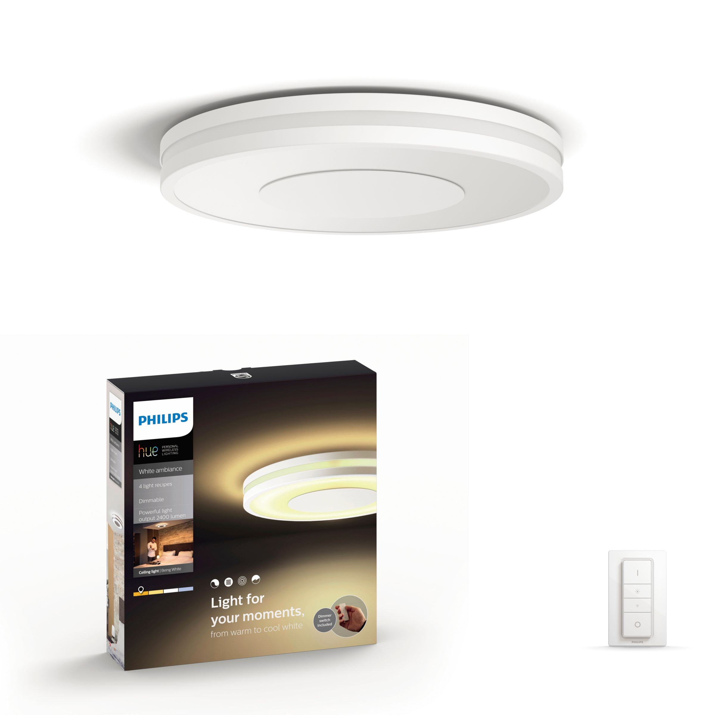 Being Hue Ceiling Lamp White 1x32w 24v Hue