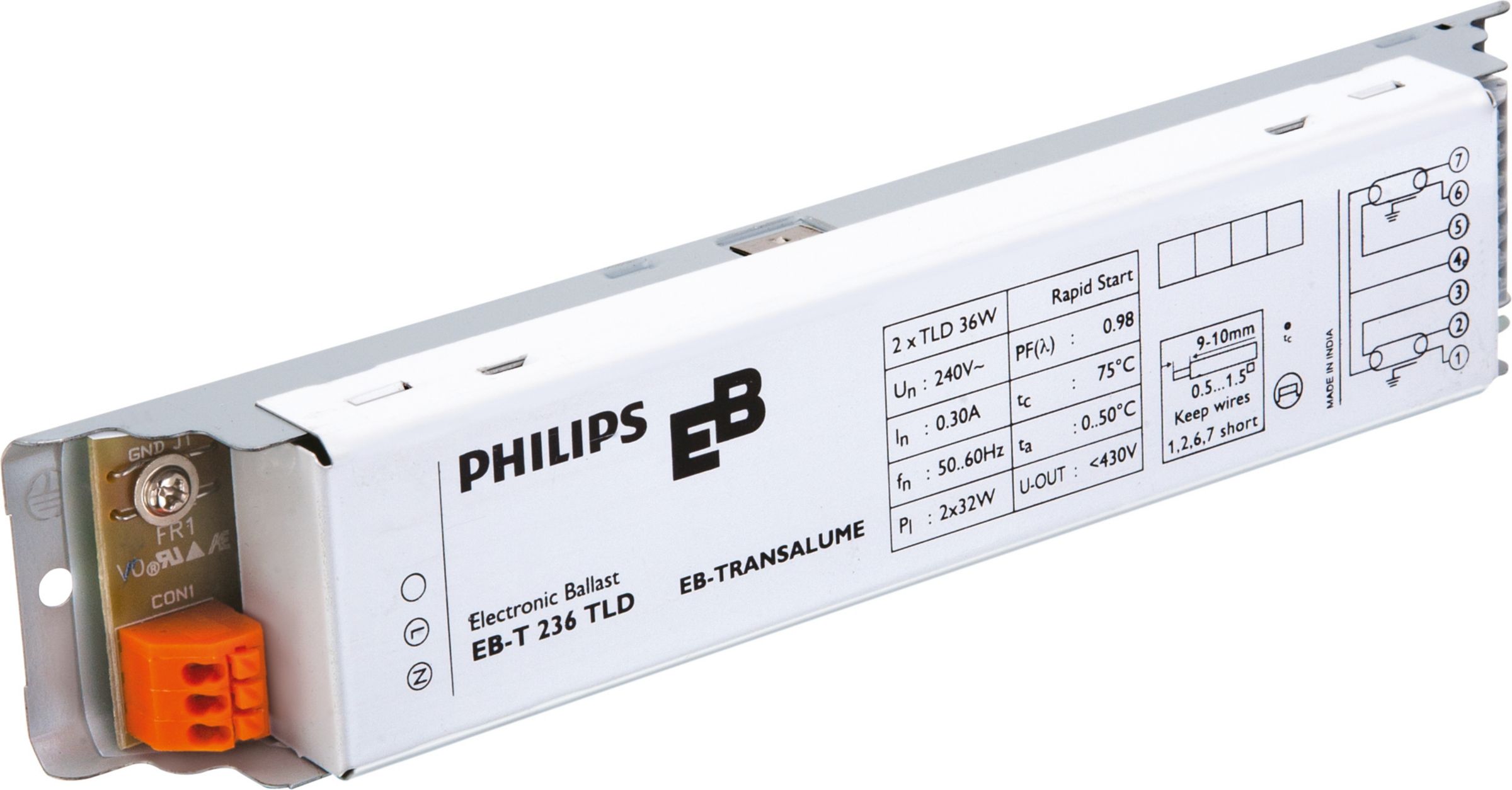 Philips ballast outlet 36w