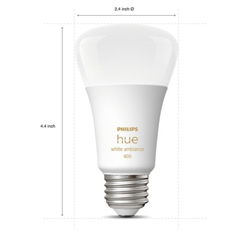 Set 3 Ampolletas Philips Hue E14 White Ambience Calido~frío