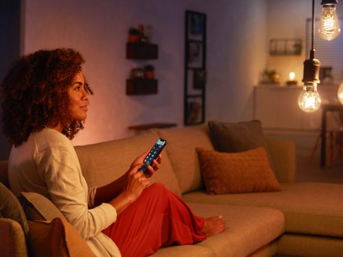 Bombilla led inteligente philips hue white a60 thin filament